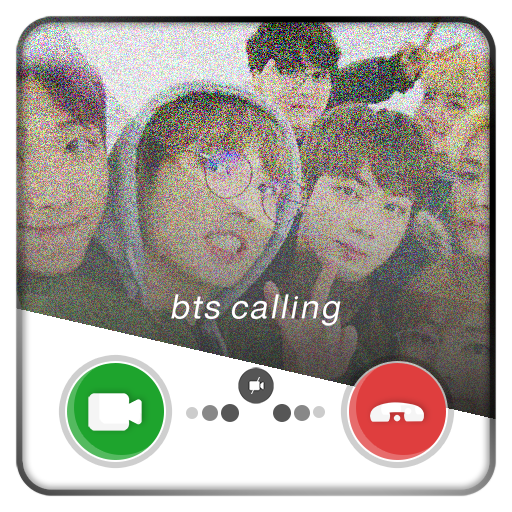 Call from BTS 📞 Chat   Call "Simulation icon