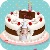 Birthday wishes: Birthday Cake With Name and Photo icon