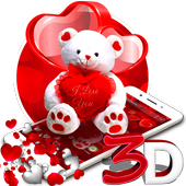 3D Teddy Gravity Theme icon