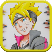 How To Draw of Boruto icon