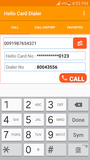 Hello Card Dialer скриншот 4