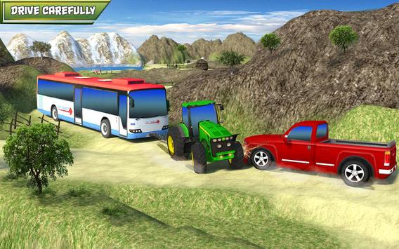 Tow Tractor Games 2018: Rescue Bus Pulling Game screenshot 5