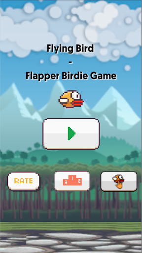 Flying Bird - Flapper Birdie Game screenshot 1