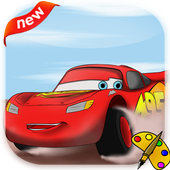 Mcqueen Car Coloring Book أيقونة