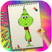 How To Draw The Grinch أيقونة
