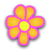 Flowers Digital Clock Widget icon