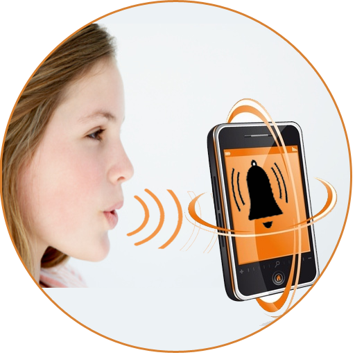 Find phone by whistle icon