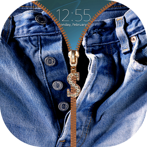 Jeans Zipper Lock Screen icon