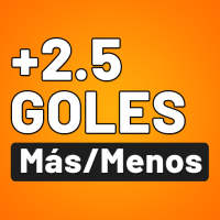 Goles Más/Menos 2.5 Apuestas