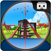 VR RollerCoaster Hunting Animals Shooting Deer icon