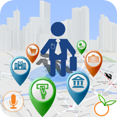 GPS Route Finder Earth Map Navigation icon