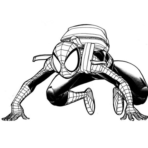 How to draw Spider icon