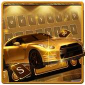 Gold Luxury Car