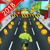 Rail Hulk Rush - Subway Hulk Runnig icon