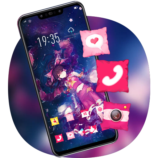 Best Beauty Girl sinking sea clicks waves theme icon