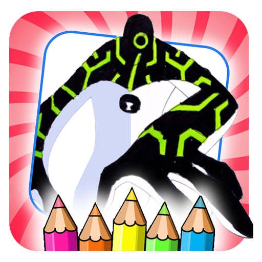 Coloring Ben Heros aliens icon