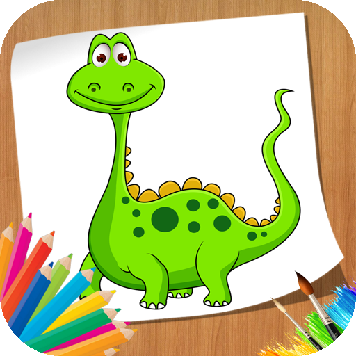 How to Draw Dinosaur - Learn Drawing أيقونة