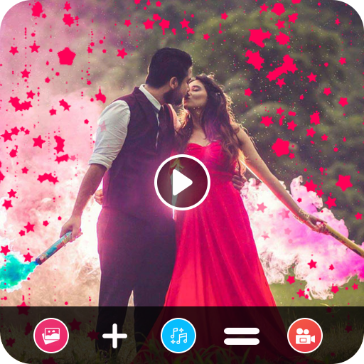 Animation Effect Video Maker with music icon