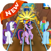 subway  little rush pony Adventure MLP icon