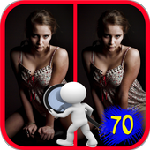 Finden Sie 5 Unterschiede zwischen den beiden Bild icon