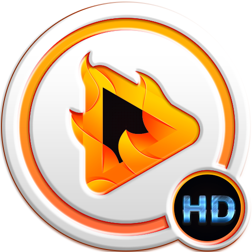 fire player .Game Booster 4k Video Player full HD icon