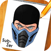 how to draw mortal icon