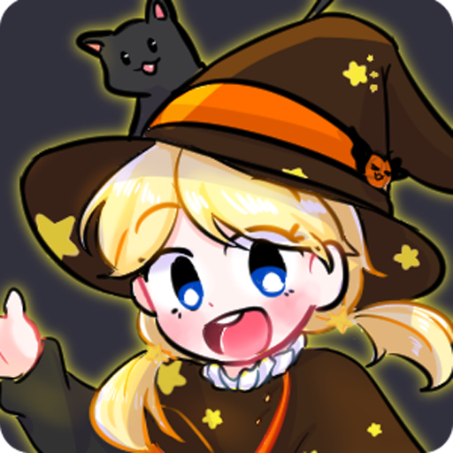 리틀 위치 - 귀여운 2D 슈팅 게임 icon