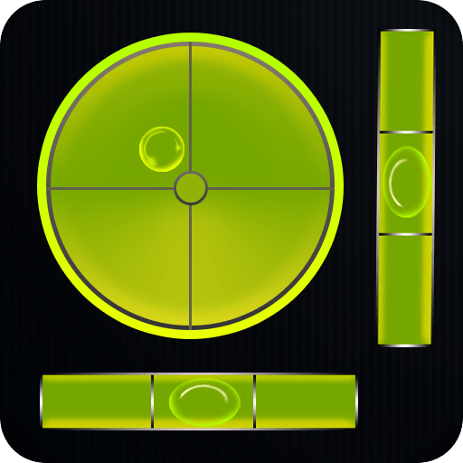 Bubble level 2020 &amp; angle meter:  level work tool icon