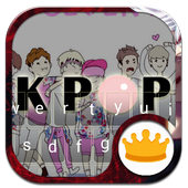 KPOP Boyband Keyboard Theme icon