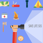 Torch LED Light - Magnifying icon