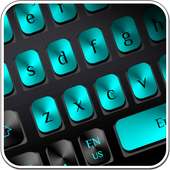 Black Blue Metal Keyboard on 9Apps