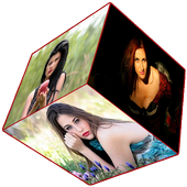 3D Cube wallpaper أيقونة