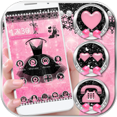 Black Dress Launcher  Date Night Theme icon