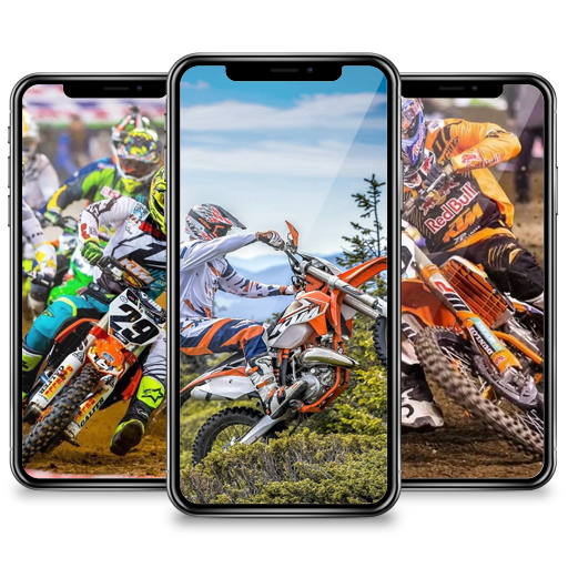 Cool Off-road Dirt Bike Racing Wallpaper icon