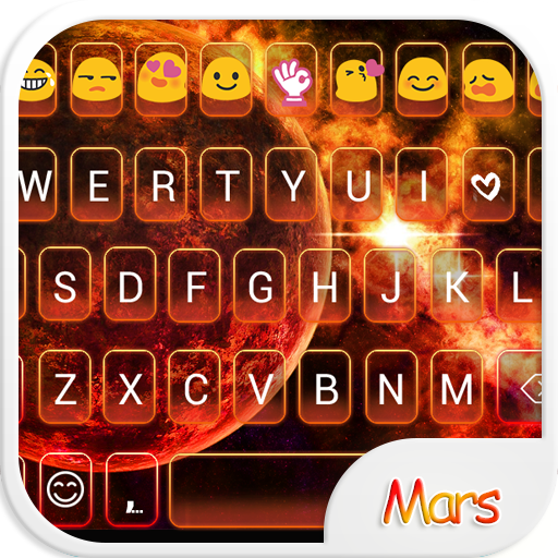 Mars Love Emoji Keyboard Theme icon