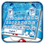 Blue Cat Shiny Diamond Keyboard Theme💎 icon