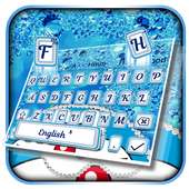 Blue Cat Shiny Diamond Keyboard Theme💎 on 9Apps