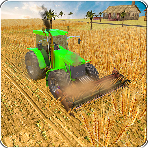 Tractor harvesting Simulator 2018 - Farming land icon