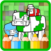 Coloring Books for minecraft icon