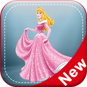 Princess Gown Fashion Dress Montage icon
