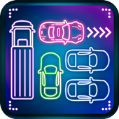Unblock me - Neon car icon
