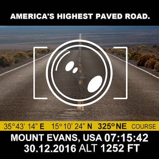 ikon Location and GPS info on picture, Photo stamp Cam