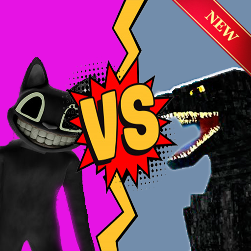 Cartoon Cat vs Godzilla 3D icon