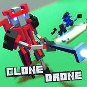Clone Drone Fighting in Danger Zone Battle