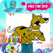 Coloring For Scooby The Dog 2018 icon