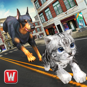 Dog vs Cat Survival Fight Game icon