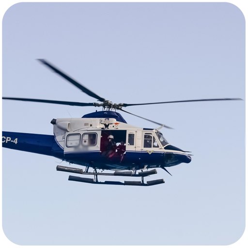 Crime News Reporter Helicopter icon