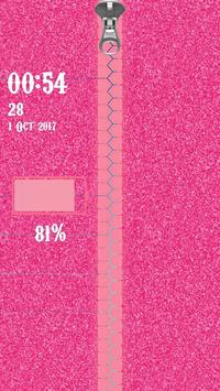 Diamond Zipper Screen Lock screenshot 3