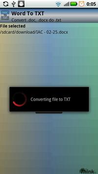 Word To TXT screenshot 3