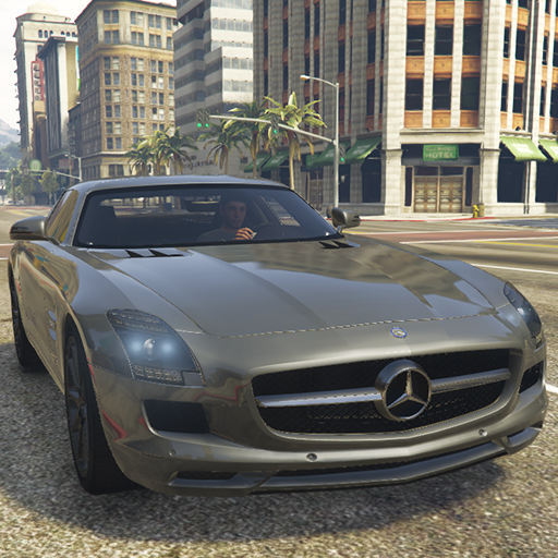 Mercedes Benz SLS AMG City Driving Simulator icon